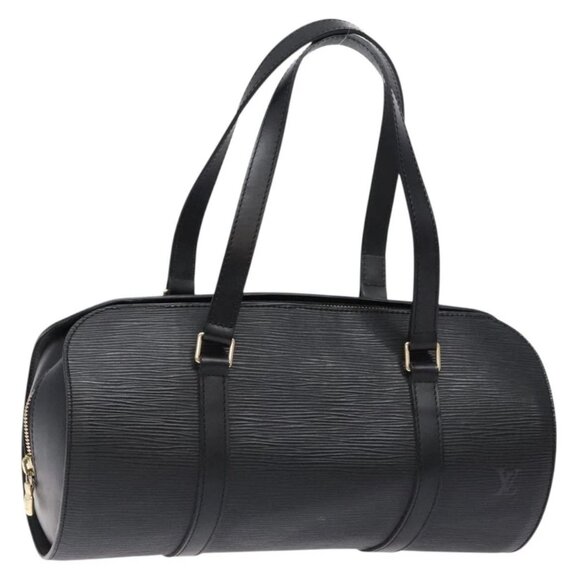 LOUIS VUITTON Epi Soufflot Hand Bag Black M52222 LV Auth 139330 - Picture 1 of 16